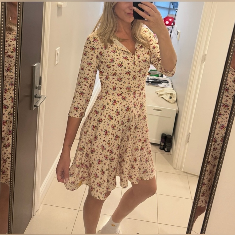 Calvin Klein Jeans Floral Mini Dress Size S
